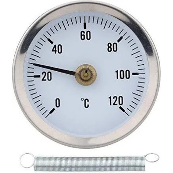 PRECiman 0-120°C O65 mm Контактен термометър за монтаж на тръба (ROS17002)