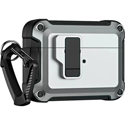 HQWear Airpods 4 Pro Armor Case с карабинер - сив (5907769365997)