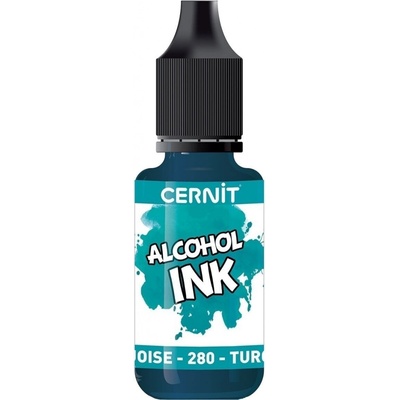 Cernit Alcohol Ink Akrylový tuš Turquoise Blue 20 ml 1 ks