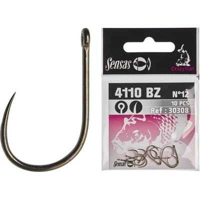 Sensas Crazy Bait 4110 Barbless Eyed vel.16 10ks