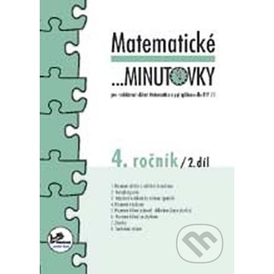 Matematické minutovky pro 4. ročník/ 2. díl Hana Mikulenková Josef Molnár