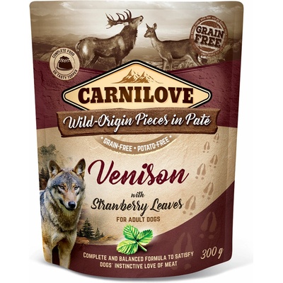 Carnilove Venison with Strawberry Leaves 300 g