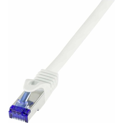 LogiLink C6A081S RJ45 USB CAT 6A S/FTP 7,5m bílý