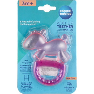 Canpol babies s hrkálkou Koník modrý