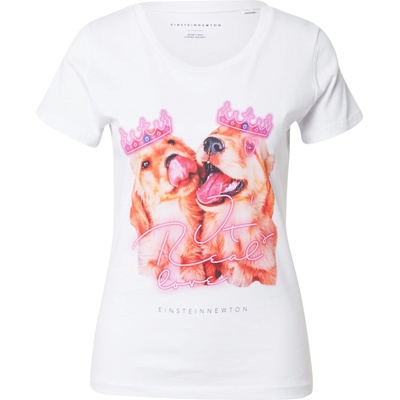 Einstein & newton Тениска 'Royal Puppies' бяло, размер L