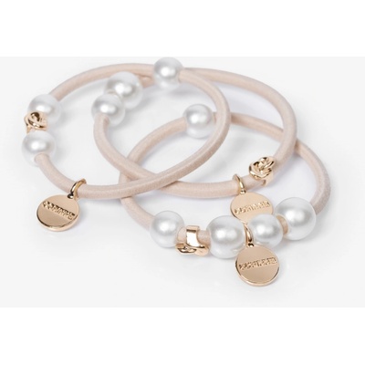 CORINNE Vlasové gumičky PERLY 3 kusy