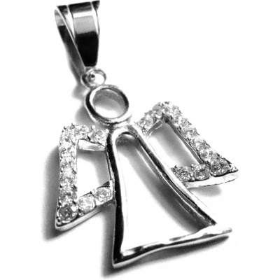 Steel Jewelry Přívěsek anděl z chirurgické oceli PR500442