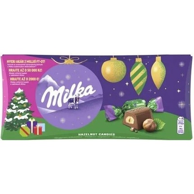 Milka Vianočné salóniky lieskový oriešok 255 g