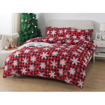 Xpose bavlna renforcé obliečky ZIMNÉ KÁRO 140x200 70x90