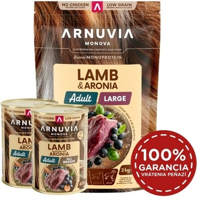 Arnuvia Monova Dog Adult Large Lamb & Aronia 2 kg