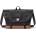Herschel Чанта за рамо Herschel Cove Messenger Shoulder bag - Black / Saddle Brown - размер 22, 5 l (510-6423-0211)