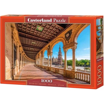 Castorland Пъзел Castorland от 1000 части - Испански площад, Севиля, Испания (C-105106-2)