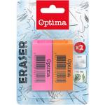 Optima Ластик OPTIMA neon 2бр/ластик 100025 (100025)