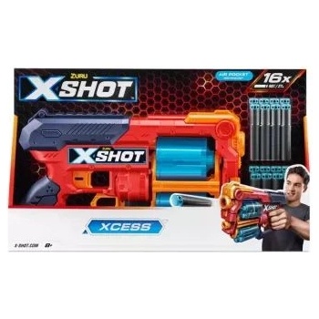 ZURU X-Shot: пистолет за гъбички Xcess с 16 снаряда
