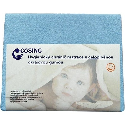 Cosing Prostěradlo s membránou / Hygienický chránič matrace Modré 60x120
