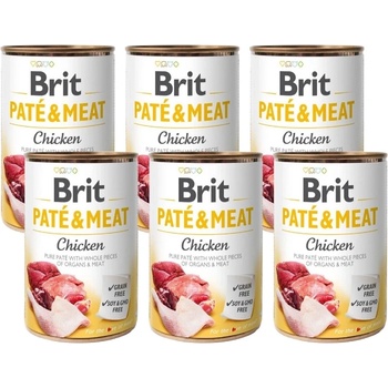Brit Брит пате и месо от пиле 6x400г
