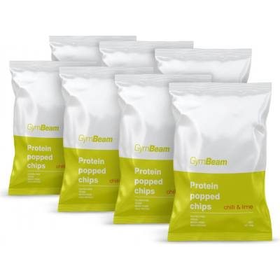 GymBeam Proteinové chipsy chilli a limetka 7 x 40 g