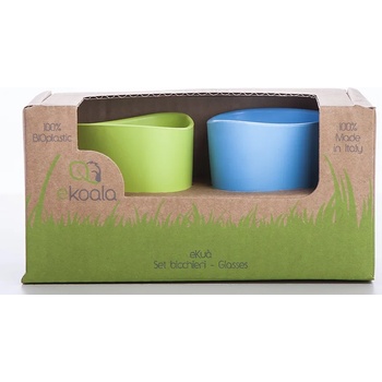 eKoala Еко комплект eKoala - 2 чаши, синьо и зелено (eK1011)
