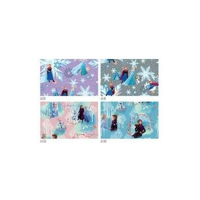 Darčekový baliaci papier Frozen 2 x 0,7 m, mix motívov