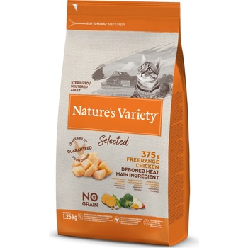 Nature's Variety selected pro kastrované kočky s kuřecím 1,25 kg
