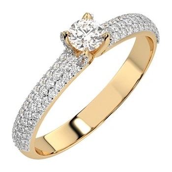 Cara Diamanti Златен пръстен с диаманти Cara Diamanti K101-10023Y (K101-10023Y)