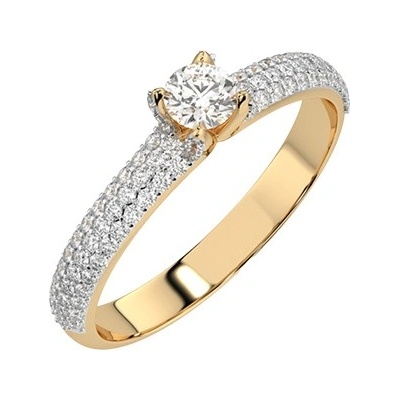 Cara Diamanti Златен пръстен с диаманти Cara Diamanti K101-10023Y (K101-10023Y)