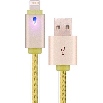 DEVIA Кабел Devia Neo, USB A(м) към Lighting(м), 1m, златен