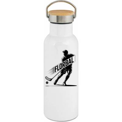 123TRIKO termoska Shadow florbal, černý potisk 500 ml