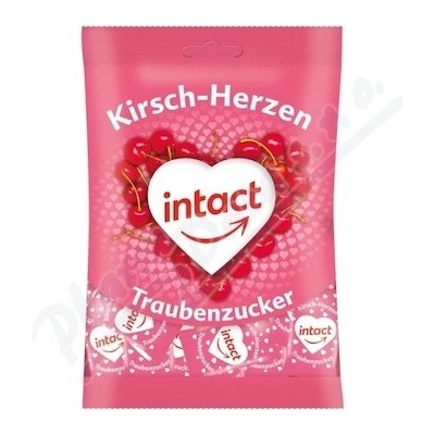 Intact hroznový cukr třešňová srdíčka 75 g