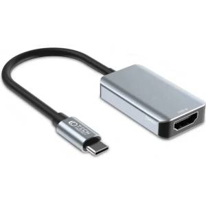 Tech-Protect Адаптер Tech-Protect UltraBoost, USB-C (мъжки) към HDMI (женски), 4K@6 (9490713934746)