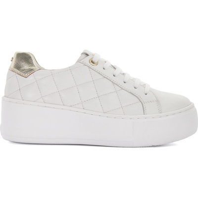 Dune London Кецове на платформа Dune London Elizas Quilted Wedge Heel Trainers - White
