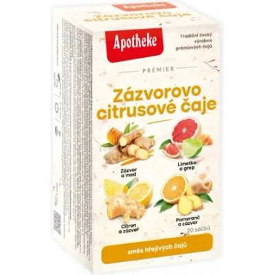 Apotheke Zázvorovo-citrusové 4v1 čaje 6 x 20 ks