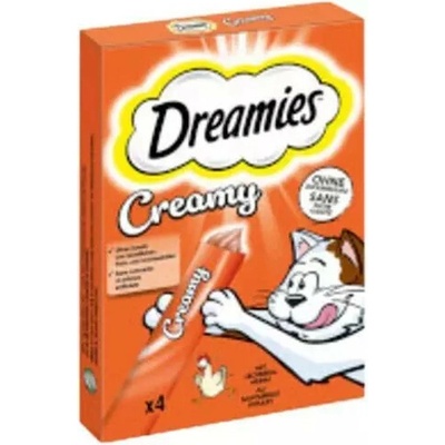 Dreamies pochúťka creamy s kuracím 40 g