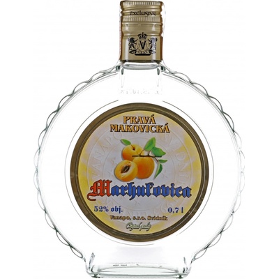 Vanapo Marhuľovica Pravá Makovická 0,7 l (čistá fľaša)