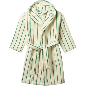 Bongusta Детски халат Bongusta Kid's Naram Bathrobe - Pure White / Grass - размер 5-7 years (750-2136-0712)