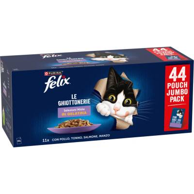 Felix "So gut wie es aussieht" sáčky kuřecí, losos, treska, kachní 88 x 85 g