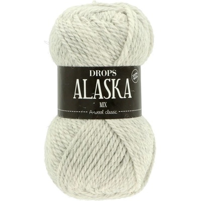 Drops Alaska MIX 63 svetlá sivá