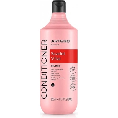 ARTERO scarlet vital mask - Оцветяваща маска с кондициониращи, хидратиращи и омекотяващи свойства, 650 мл - Испания h830