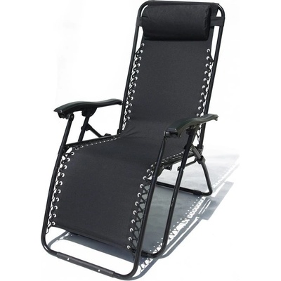 Zahradní kovové křeslo 2320 OXFORD relax černá