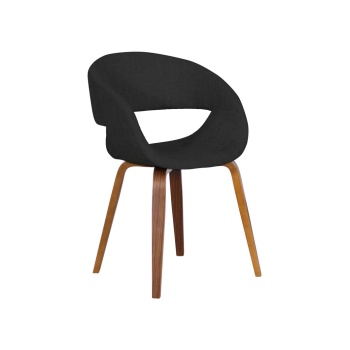 Carmen Трапезен стол Carmen 9975 - орех - черен