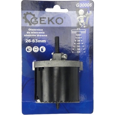 GEKO Korunkový vrták do dreva 26-63mm G30006