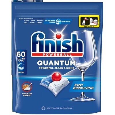 Finish Таблетки за съдомиялна ФИНИШ 60 бр. All in 1 Essential Quantum (27828282828)