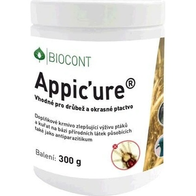 Appicure doplňkové krmivo pro drůbež a okrasné ptactvo 300 g