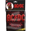 CurePink zástěra AC/DC Logo polyester