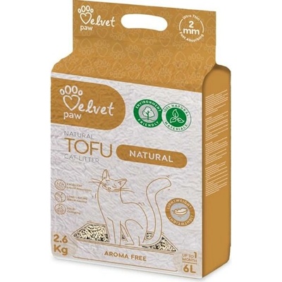 Tofu original Podstielka pre mačky 2,6 kg/ 6 l