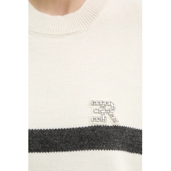 Ermanno Scervino Вълнен пуловер Ermanno Scervino в бежово 57TM066EA5AP (57TM066EA5AP)