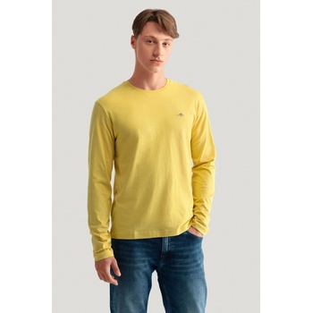 Gant tričko Reg Shield LS žlté