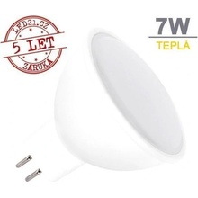 Optonica LED žárovka MR16 7W, P20, 600lm, Teplá bílá