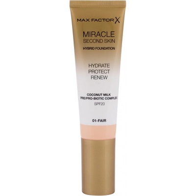 Max Factor Miracle Second Skin hydratačný krémový make-up SPF20 07 Neutral Medium 30 ml