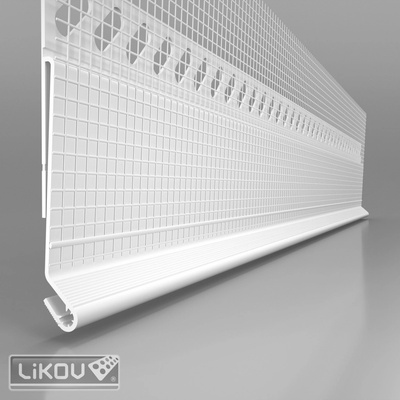 Likov lišta LX-45 ukončovacia k napojeniu oplechovania 2 m (125.20) 25 ks